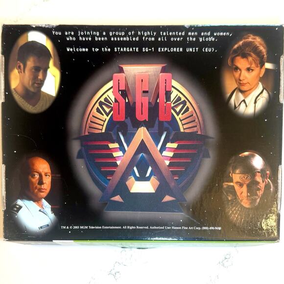 Stargate SG-1 Explorer Unit Field Pack 2003 CD-ROM Set Missing Pin & Keyring - Picture 7 of 8